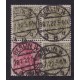 ALEMANIA 1921 ESTAMPILLAS SE-TENANT ZUSAMMENDRUCKE USADAS QUE SON MUCHO MAS RARAS MI W17+ RARA +60 EUROS